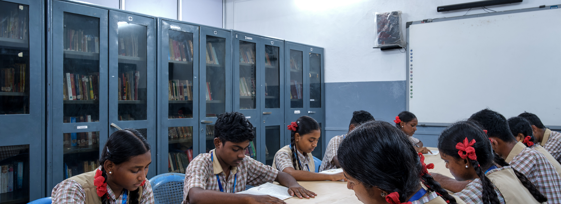Students playing sports