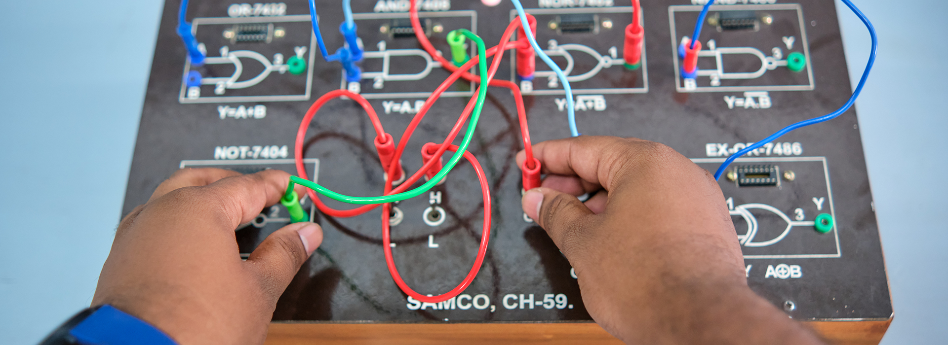 Students playing sports